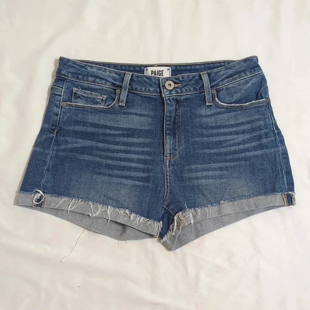 Paige Jimmy Jimmy Shorts, Color Med Wash Size 27